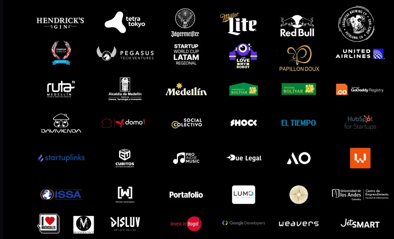 Luminarium.io partner and sponsor logos